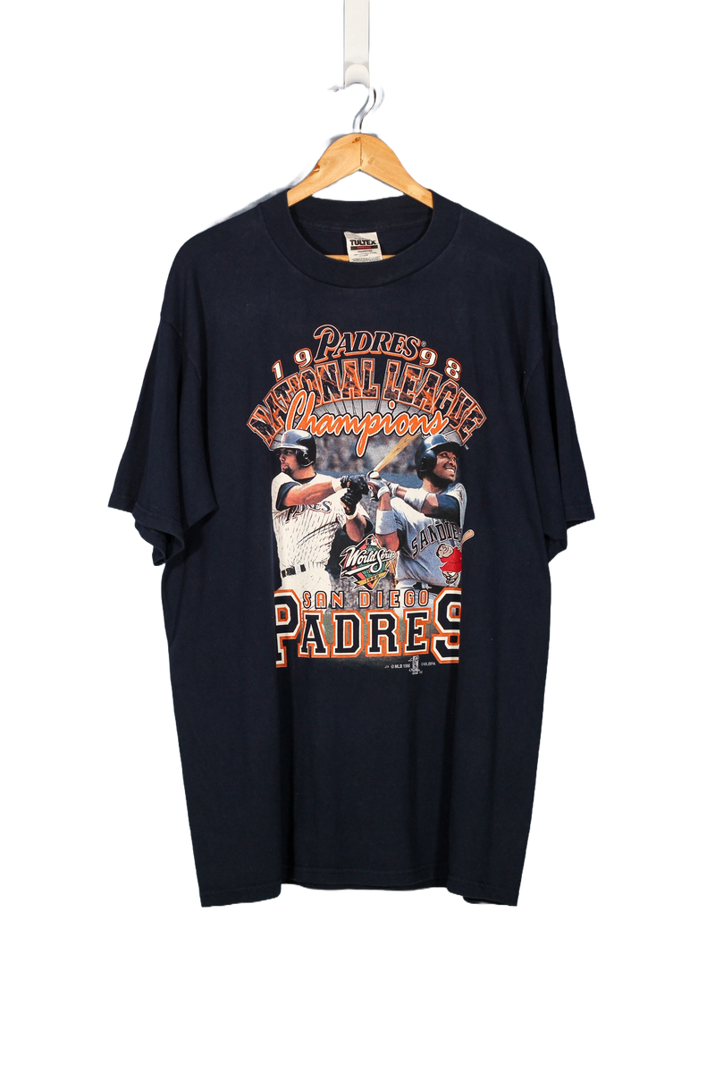 Vintage 1998 San Diego Padres NL Champs / World Series T-Shirt Sz