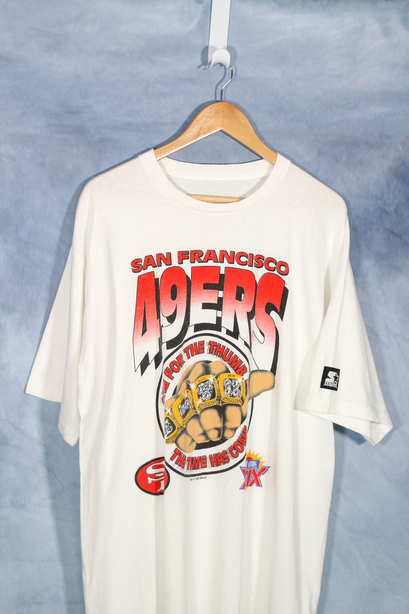 Vintage Sports - 49ers Rings - Tee - 2XLarge