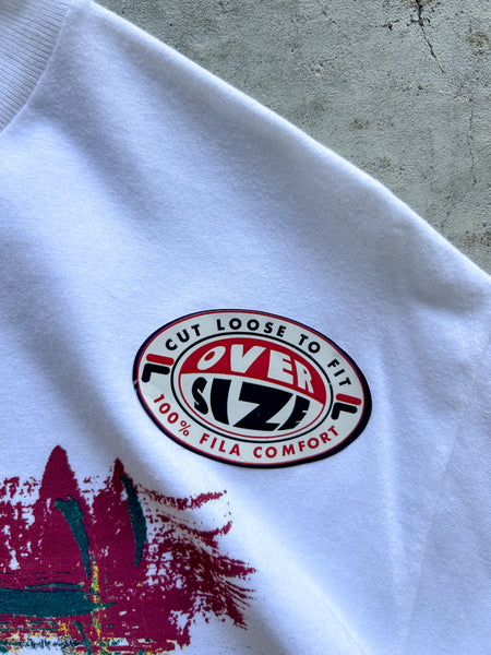 Vintage Deadstock Fila Tennis T-Shirt - S Oversized