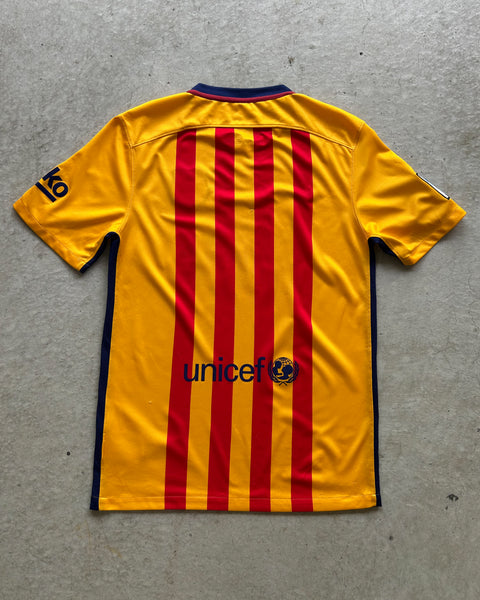2015/16 Barcelona Away Football Shirt - S