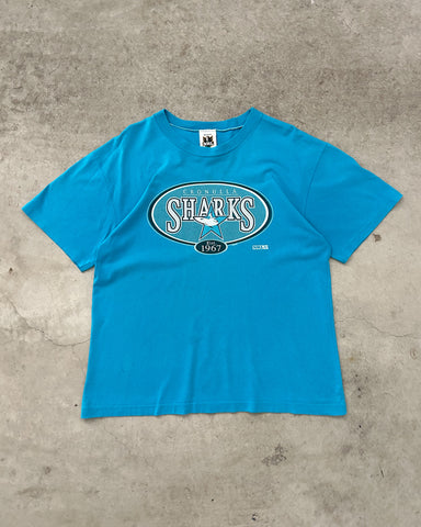 Vintage 1999 Cronulla Sharks NRL T-Shirt - M (Boxy)