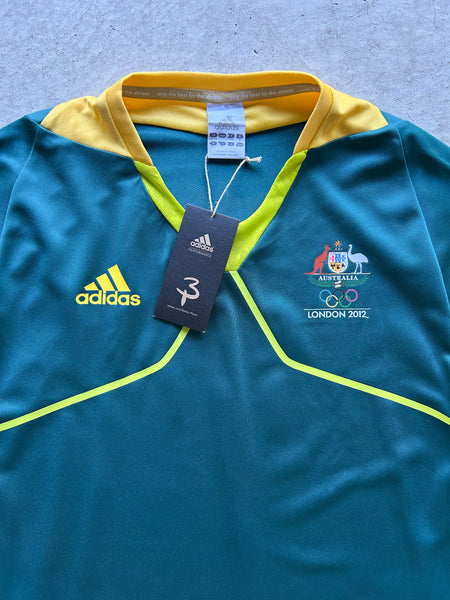 2012 Australian Olympic Team Athlete-Issue Training Shirt - M
