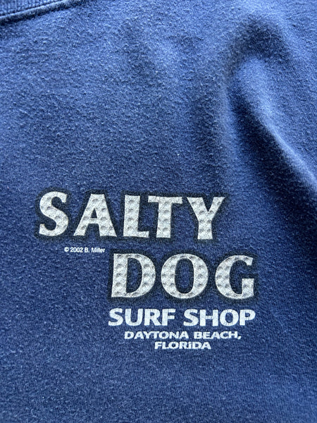Vintage 2002 Salty Dog Surf Shop T-Shirt - XL