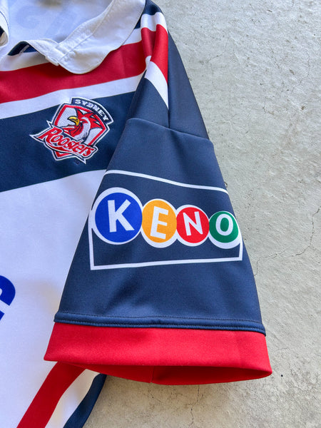 Vintage 2004 Sydney Roosters Away NRL Jersey - XL