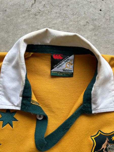 Vintage 2000/01 Australia Wallabies Long Sleeve Jersey - L