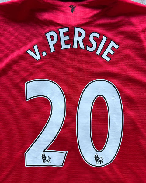 2013/14 Manchester United Van Persie Nike Home Football Shirt - L