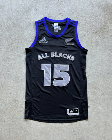 2015 New Zealand All Blacks Adidas Basketball Jersey - M