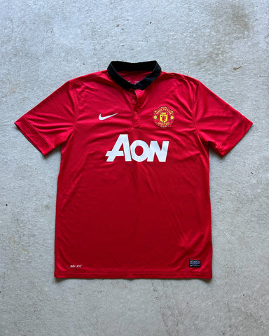 2013/14 Manchester United Van Persie Nike Home Football Shirt - L