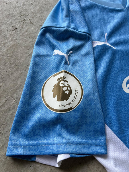 Manchester City Home Grealish Football Shirt - L