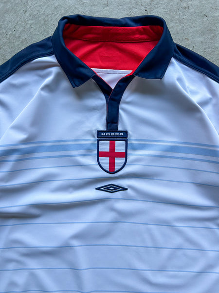 Vintage 2003/05 England Umbro Reversible Football Shirt - XL