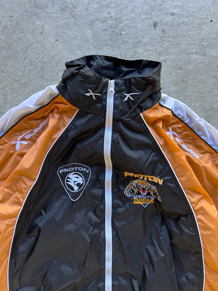 Vintage 2006 Wests Tigers NRL Windbreaker Jacket - L