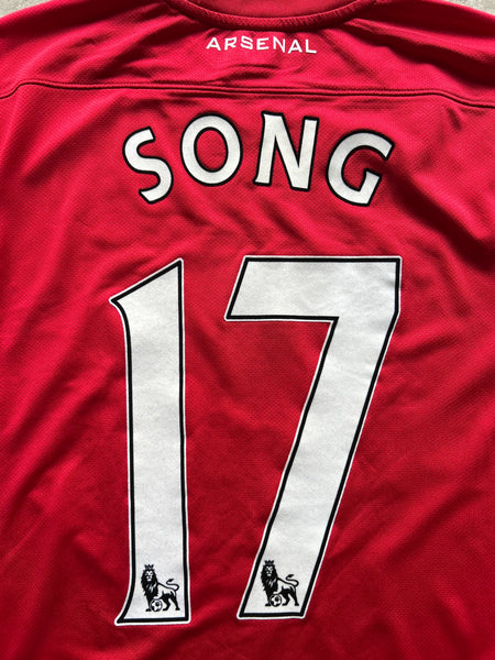 2011/12 Arsenal Nike Home Football Shirt #17 Song - S