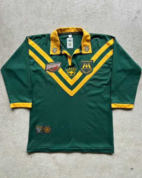 Vintage 2000/01 Australia Kangaroos NRL Jersey - M