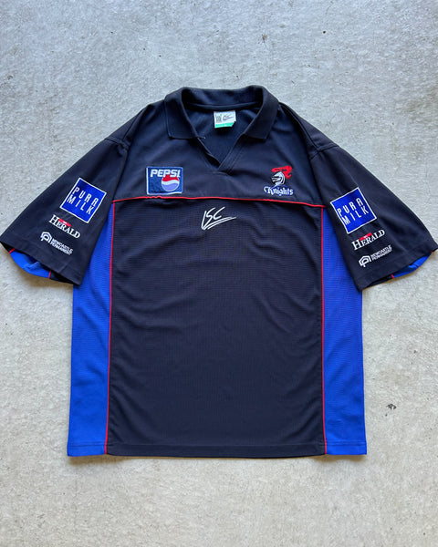 Vintage 2000s Newcastle Knights SG Ball NRL Polo Shirt - L