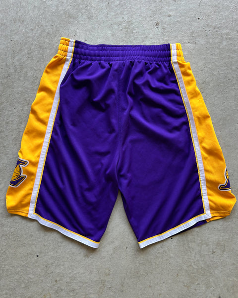 2010/11 LA Lakers Adidas NBA Basketball Shorts - M