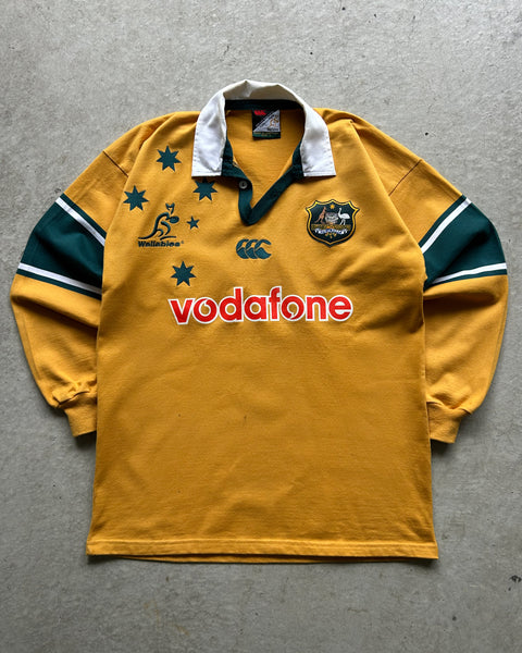 Vintage 2000/01 Australia Wallabies Long Sleeve Jersey - L