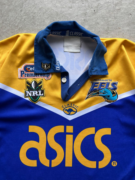 Vintage 2001 Parramatta Eels Away NRL Jersey - S