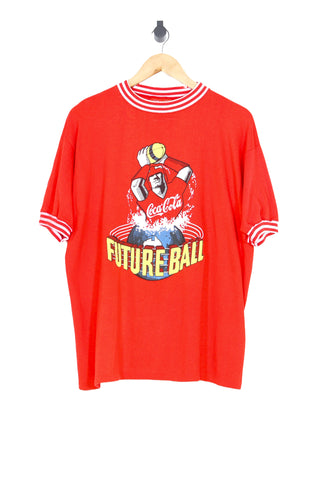 Vintage 1992 Coca-Cola Future Ball AFL T-Shirt - L