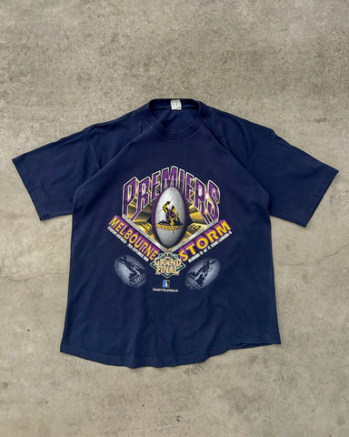 Vintage 1999 Melbourne Storm Premiers NRL T-Shirt - L