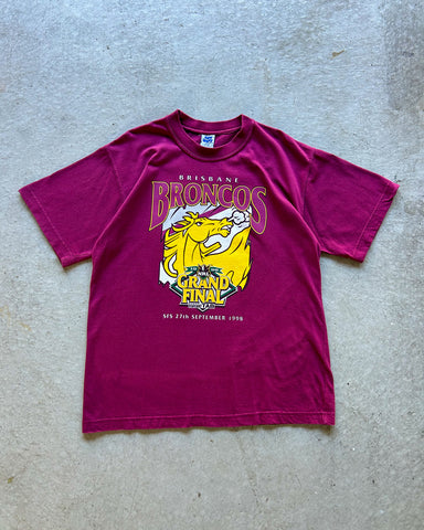 Vintage 1998 Brisbane Broncos Grand Final T-Shirt - L