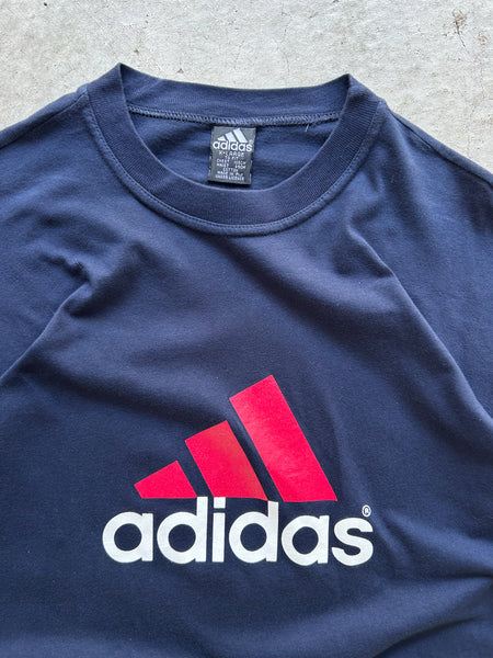 Vintage Adidas Navy T-Shirt - XL