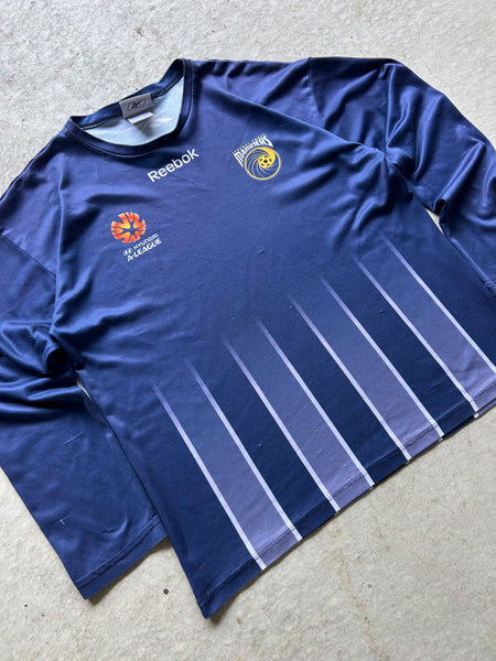 Vintage Central Coast Mariners Long Sleeve Training Football Shirt - M