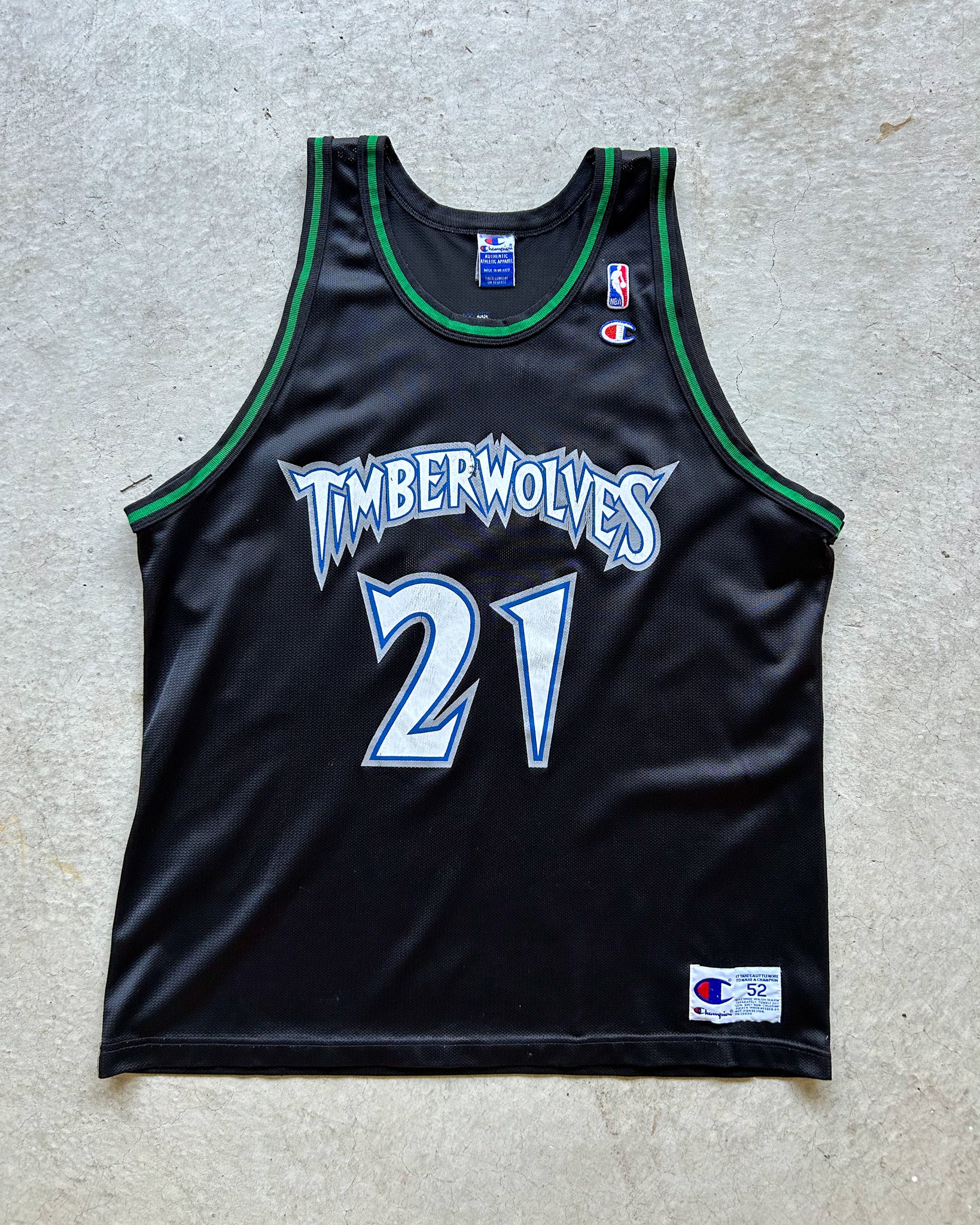 Vintage Minnesota Timberwolves Garnett NBA Basketball Jersey - XXL