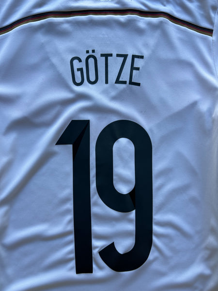 2014 Germany Adidas Home Women’s Football Shirt #19 Götze - M