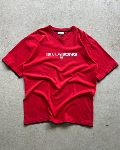 Vintage 2000s Billabong Red T-Shirt - XL