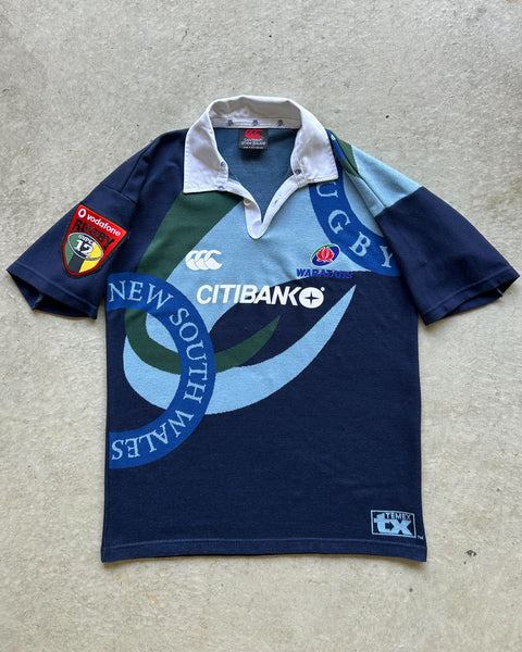 Vintage New South Wales Waratahs Temex Super Rugby Jersey - M