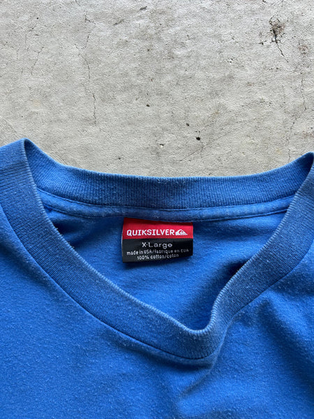 Vintage Quiksilver Blue T-Shirt - XL