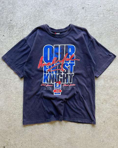 2007 Newcastle Knights ‘Our Finest Knight’ Andrew Johns T-Shirt - M