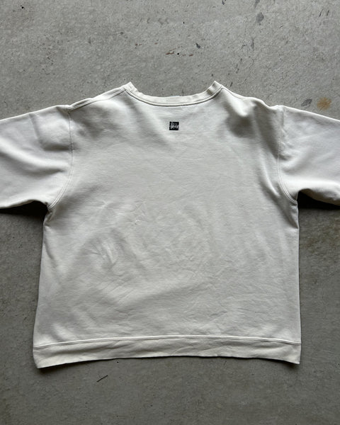 Vintage Stussy Cream Crewneck - XL