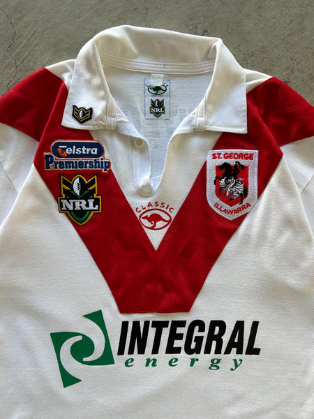 Vintage 2001 St George Illawarra Dragons Home NRL Jersey - M/L
