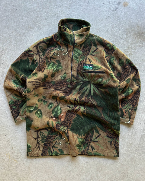 Vintage Ridgeline Camouflage Fleece Jacket - L