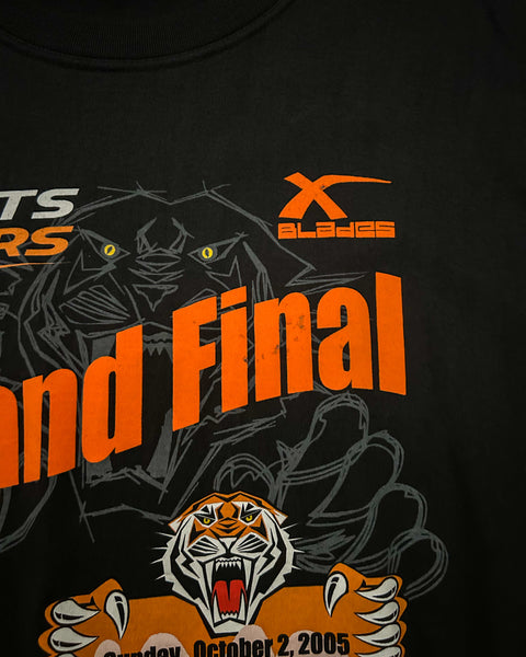 Vintage 2005 Wests Tigers Grand Final NRL T-Shirt - XXL