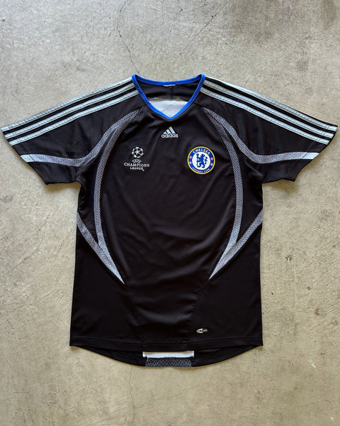 Vintage 2006 Chelsea Adidas Champions League Training Football Shirt - S