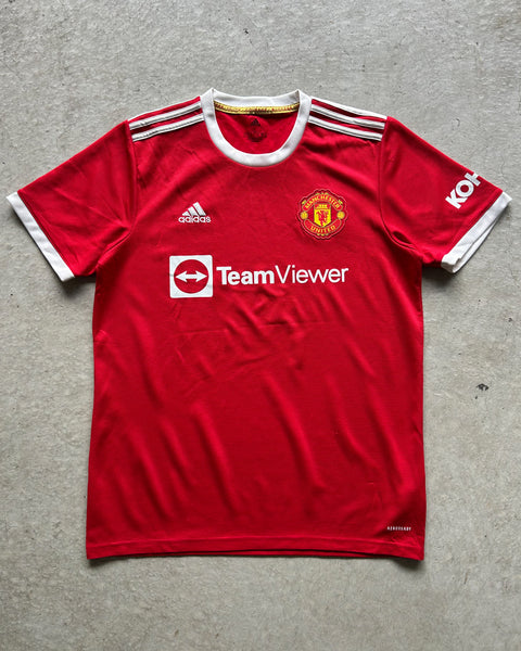 2020/21 Manchester United Adidas Home Football Shirt - L