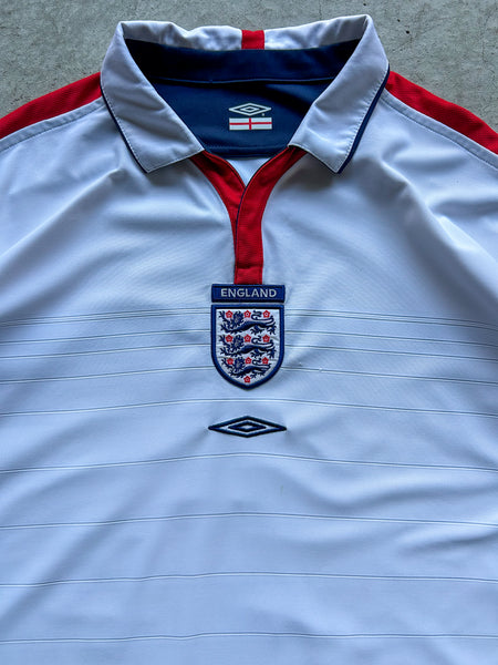 Vintage 2003/05 England Umbro Reversible Football Shirt - XL
