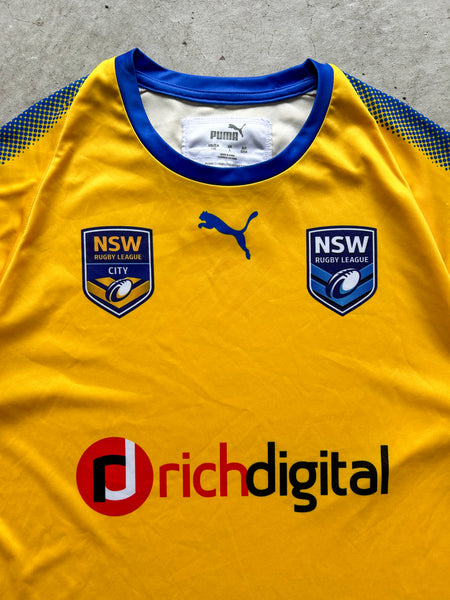 New South Wales NSW Rugby League City Player Issue NRL Training Jersey - L