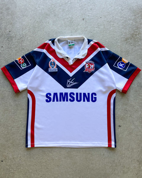 Vintage 2004 Sydney Roosters Away NRL Jersey - XL