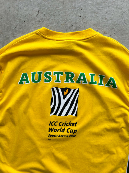 Vintage 2003 Cricket Australia ICC Cricket World Cup T-Shirt - XXL