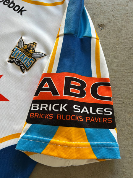 2009 Gold Coast Titans Away NRL Jersey - M