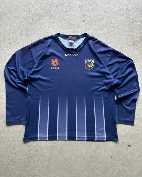 Vintage Central Coast Mariners Long Sleeve Training Football Shirt - M