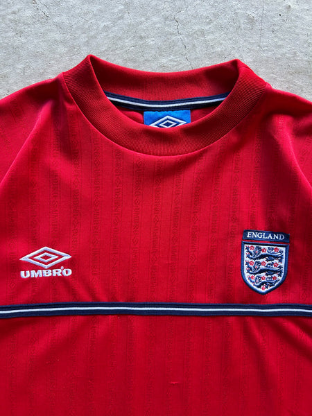 Vintage 1999/01 England Umbro Training Football Shirt - L