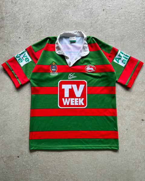Vintage 2002 South Sydney Rabbitohs Home NRL Jersey - L