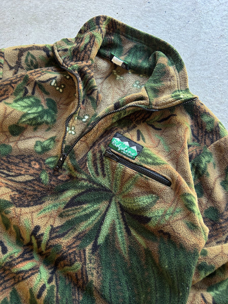 Vintage Ridgeline Camouflage Fleece Jacket - L