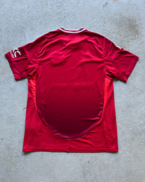 2024/25 Manchester United Home Adidas Football Shirt - XL