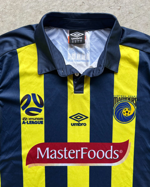 2017/18 Central Coast Mariners Home Football Shirt - M