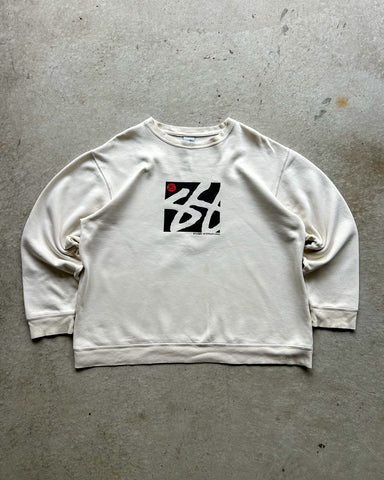 Vintage Stussy Cream Crewneck - XL